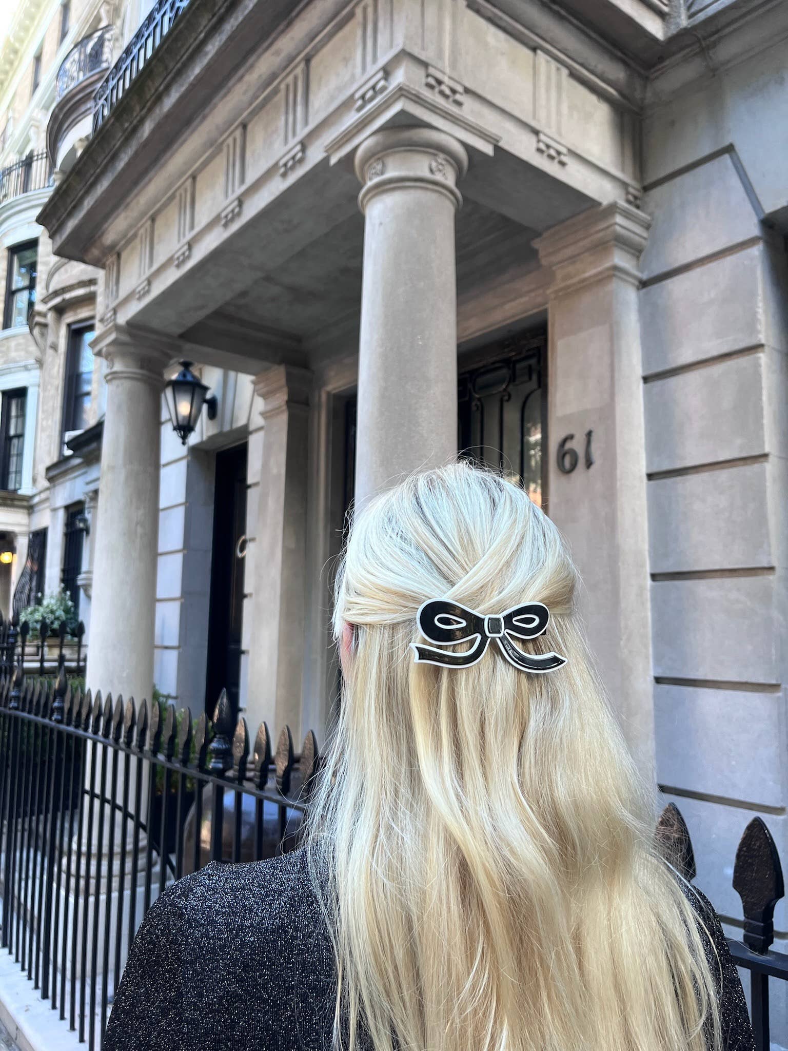 Solar Eclipse – wholesale Barrette – Women’s – Handmade Acetate Bow French Barrette Clip1