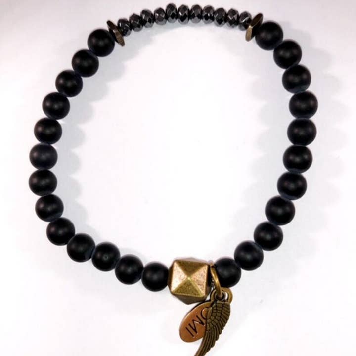 She Is Power, quadratini in bronzo con barra, 10 mm per la vendita all'ingrosso da parte di omibeads