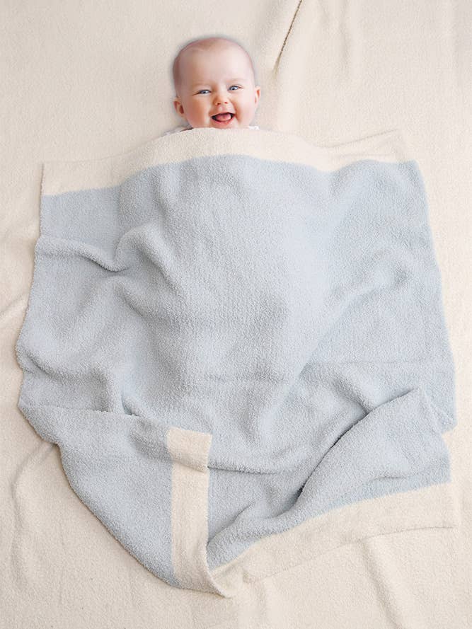 Luxury Soft Kids Solid Color Throw Blanket for wholesale by Hana