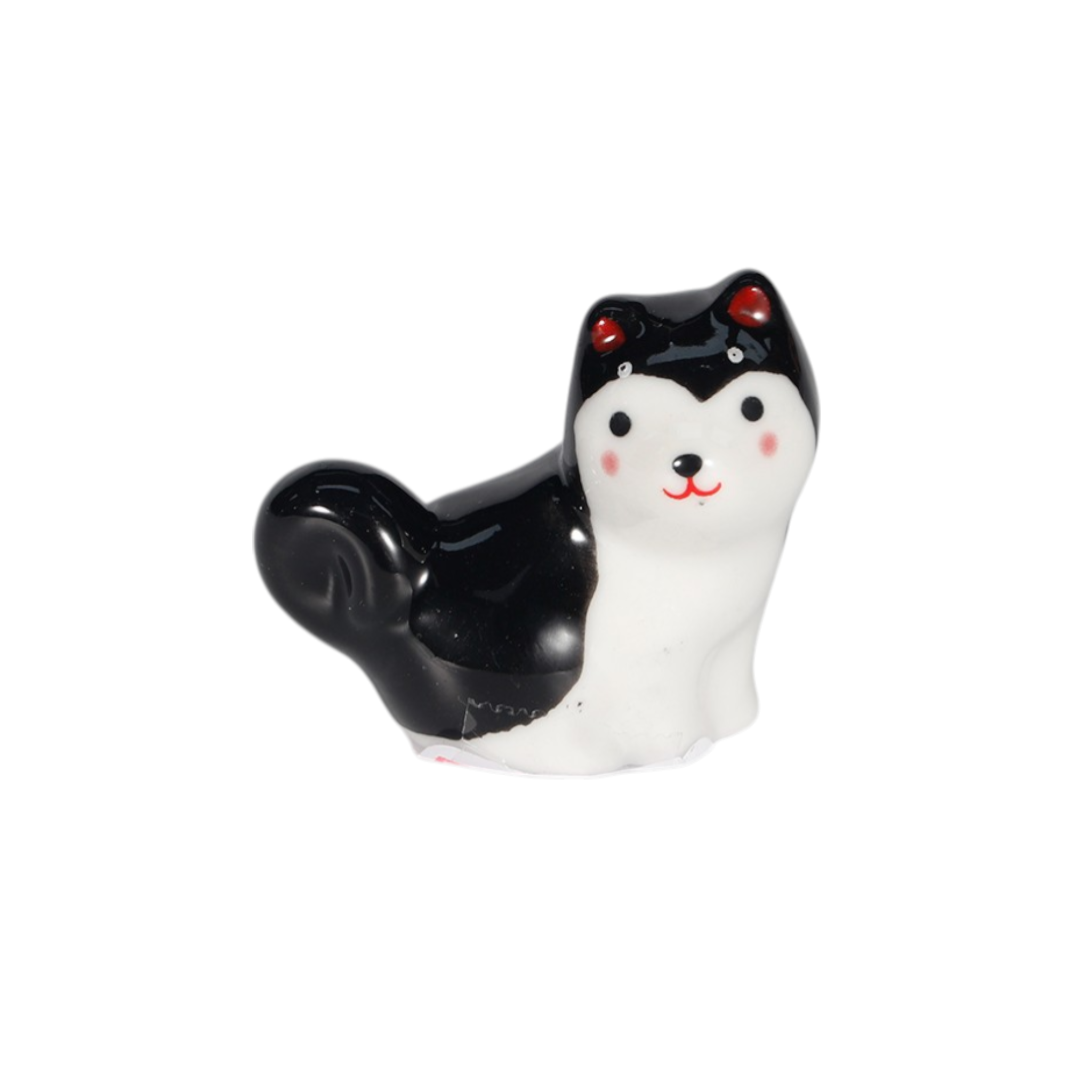 Urban Tokyo - Wholesale Spoon Rest - Shiba Inu Porcelain Chopsticks Rest 1.75"L (12/288)0