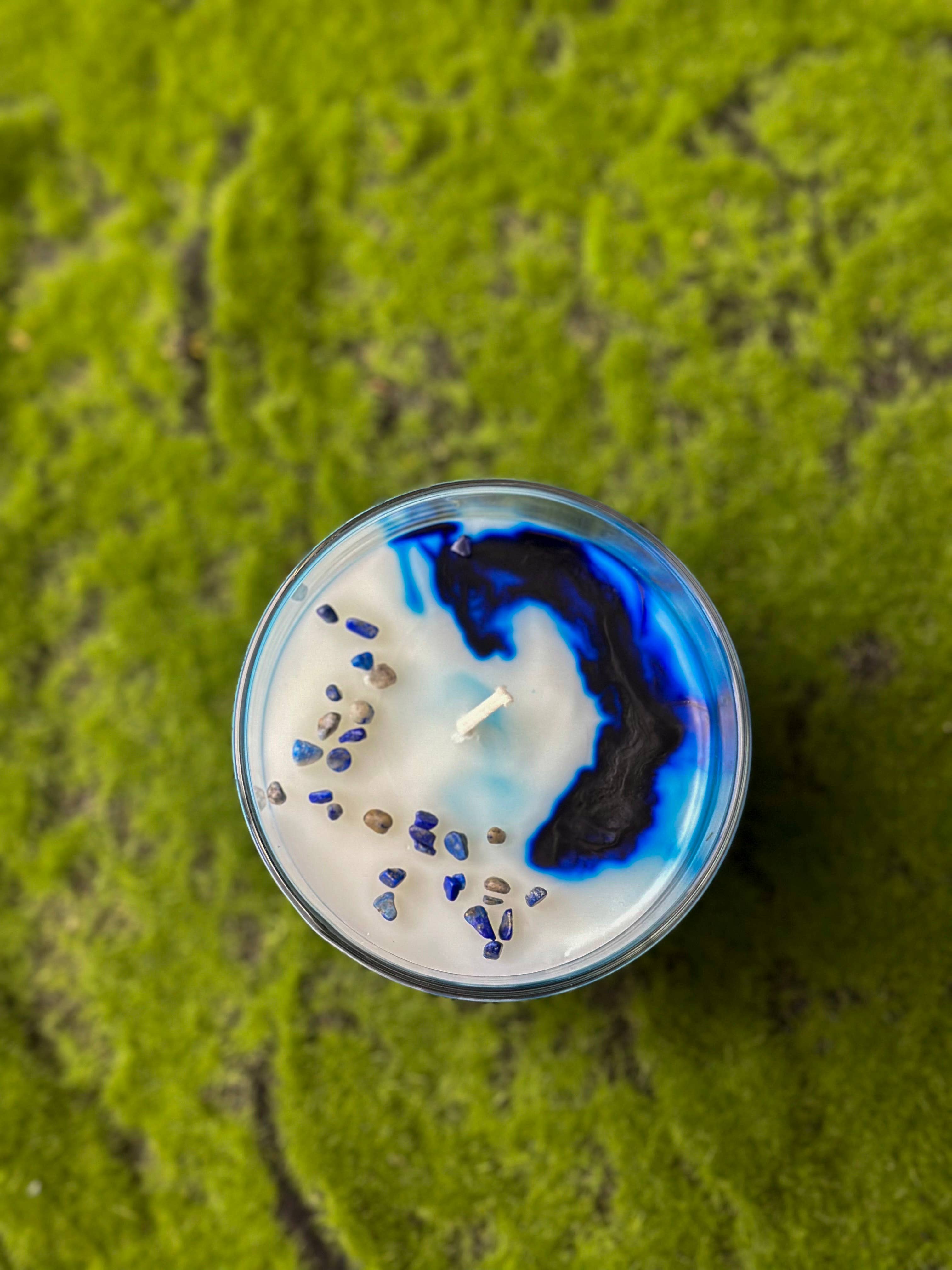 Goddess Glow Holistic Care - Wholesale Jar/Filled Candle - Strength Affirmation Candle - Palo Santo, Saffron, Moss3