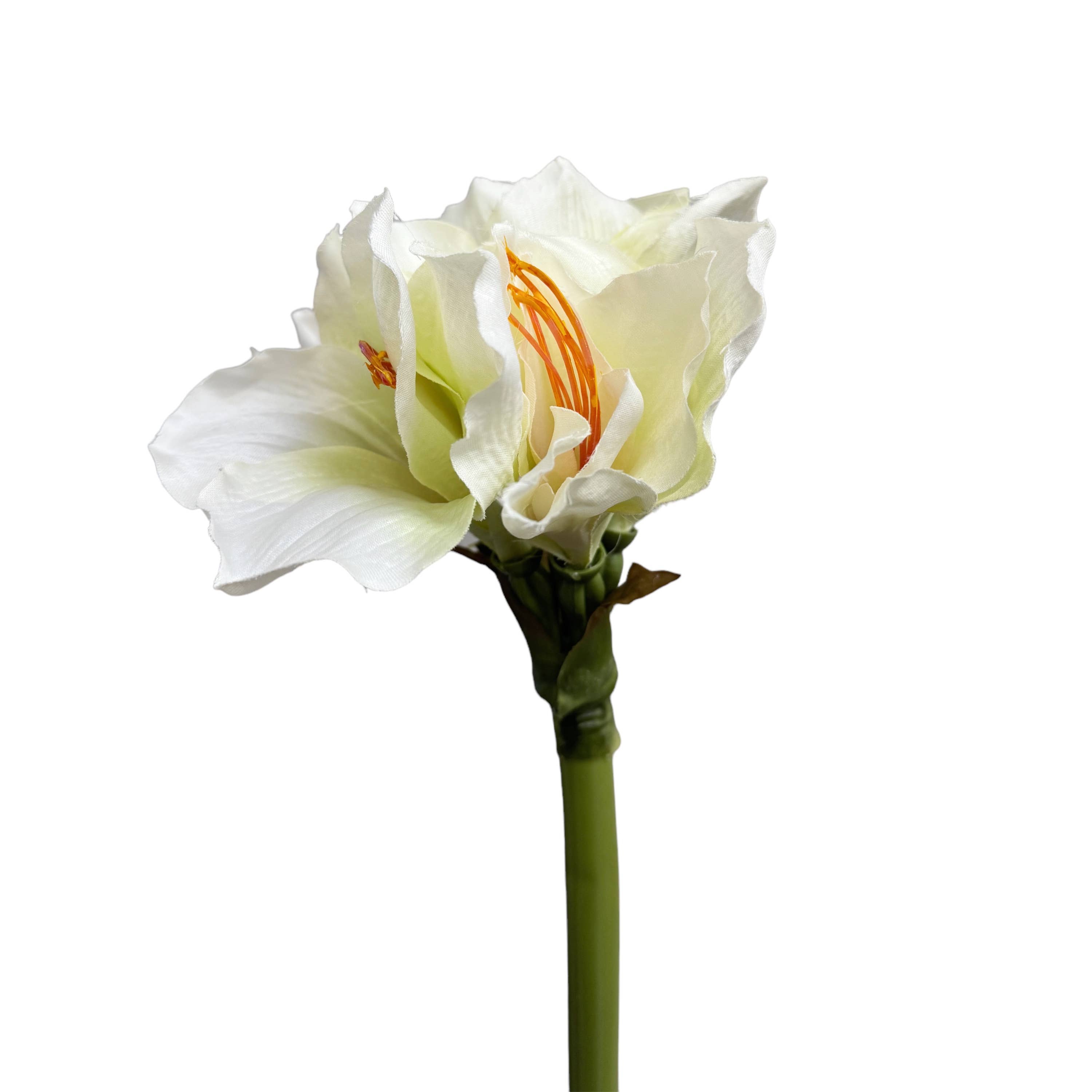 Sun Decorer - Wholesale Artificial Flowers - Elegant Artificial Amaryllis Duo, 23" with Flexible Stems1