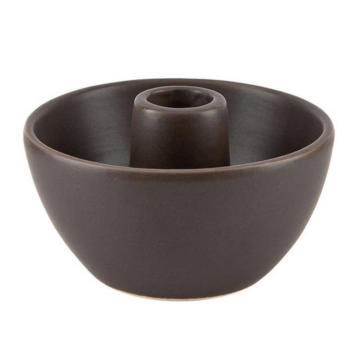 Brown Taper Candle Holder for wholesale by Angle
