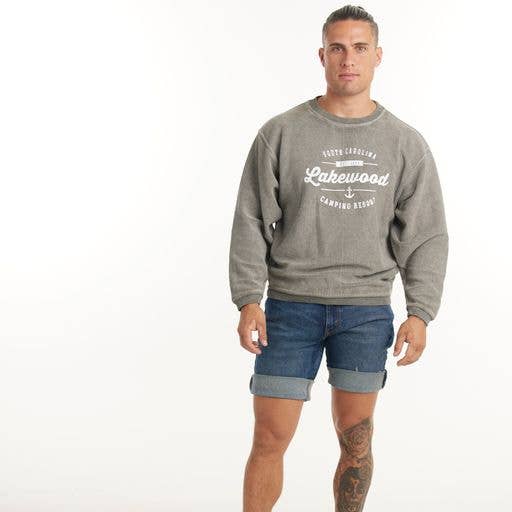 Trade Heritage - Wholesale Sweatshirt - Women's - Corduroy Crew Neck With Burnout Wash1