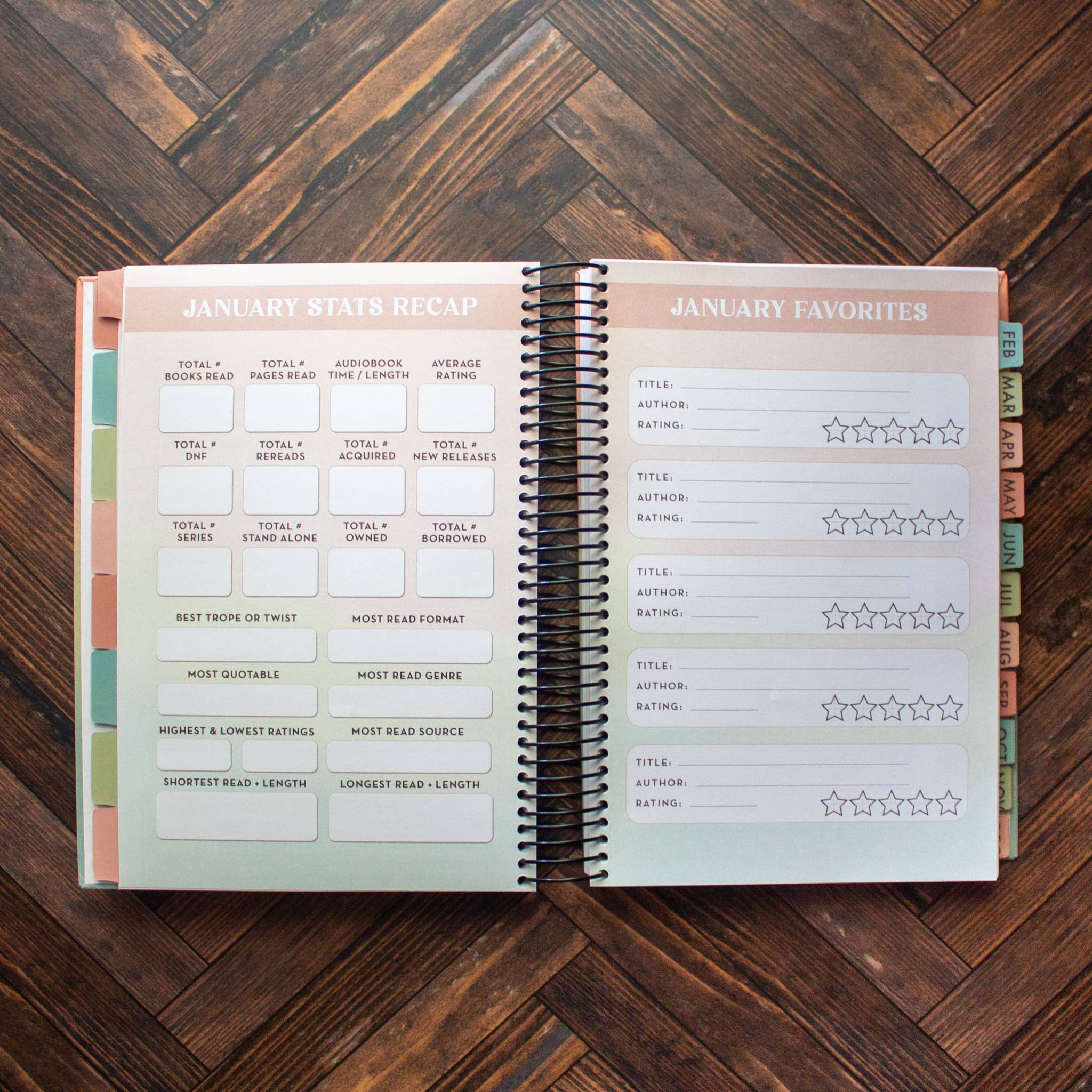 Novelly Yours - Vente Journal intime - Carnet de lecture 2026 | journal de livres et carnet de suivi de lecture8