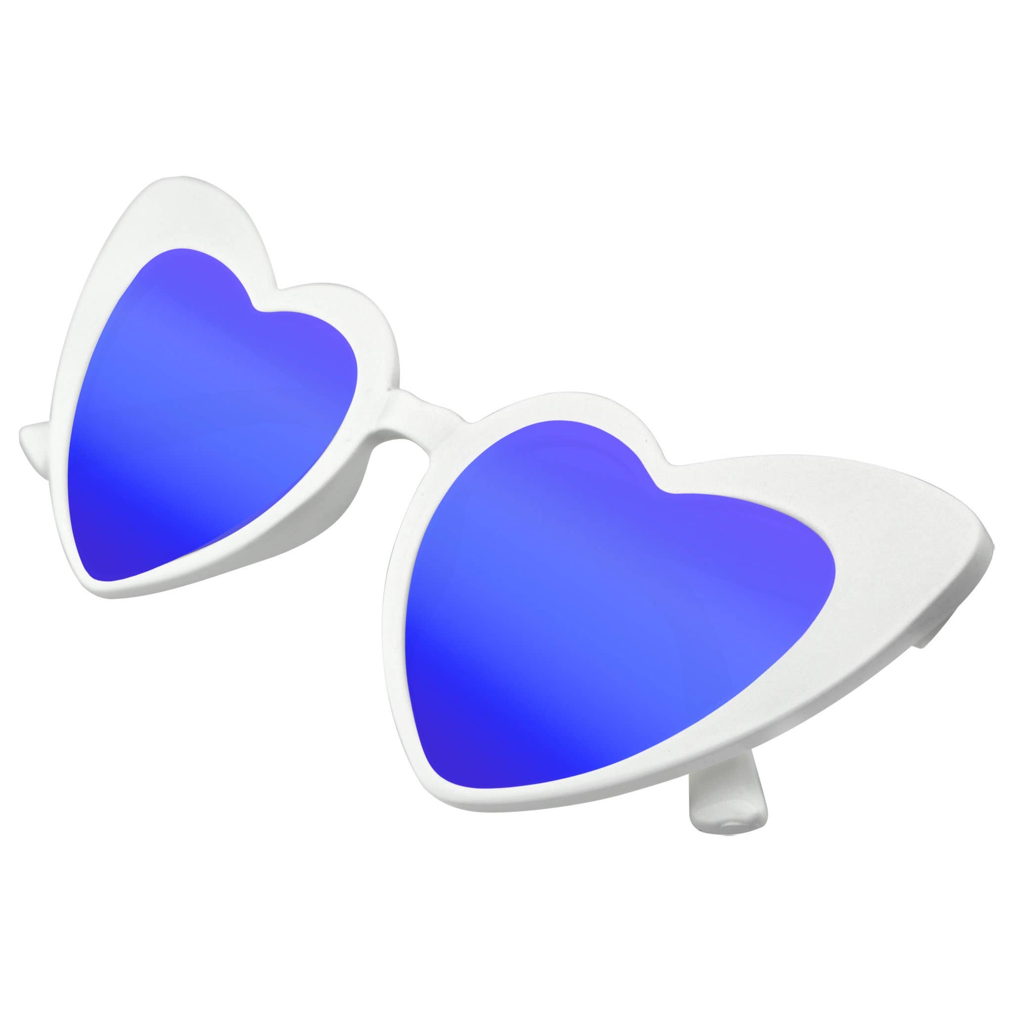 Emblem Eyewear - Venta al por mayor Gafas de sol - Mujer - Gafas de sol oversize con lentes espejados en forma de corazón y montura estilo cat eye1