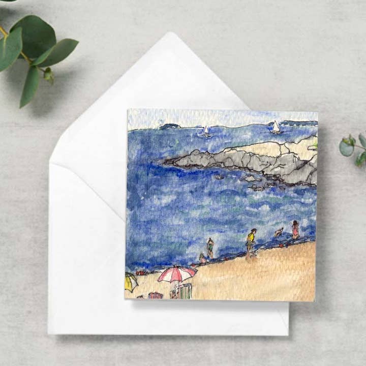 gift enclosure cards - Beach for wholesale by Blueberry Road Cards