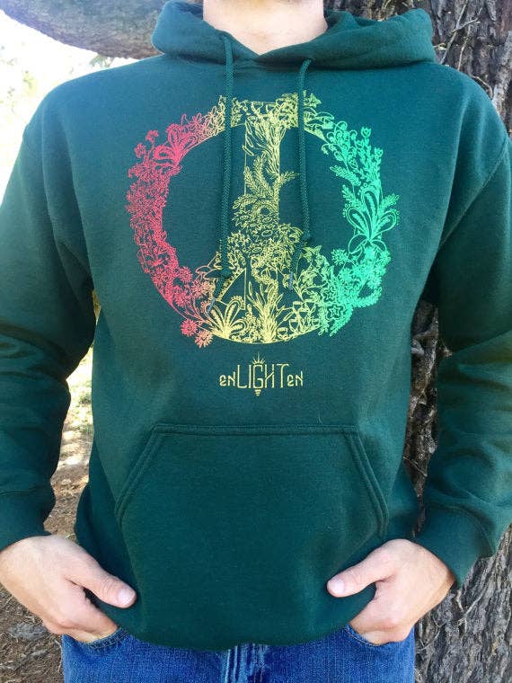 Enlighten - Wholesale Hoodie - Unisex - Peace Is Homegrown Hoodie3