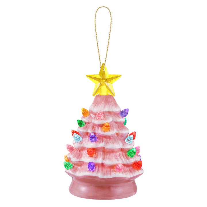 Mr. Christmas - Wholesale Christmas Decoration - 5" Nostalgic Tree - Pink