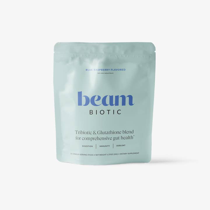 Beam Biotic - Blue Raspberry ( 15 servings) pouch for wholesale by Beam Organics