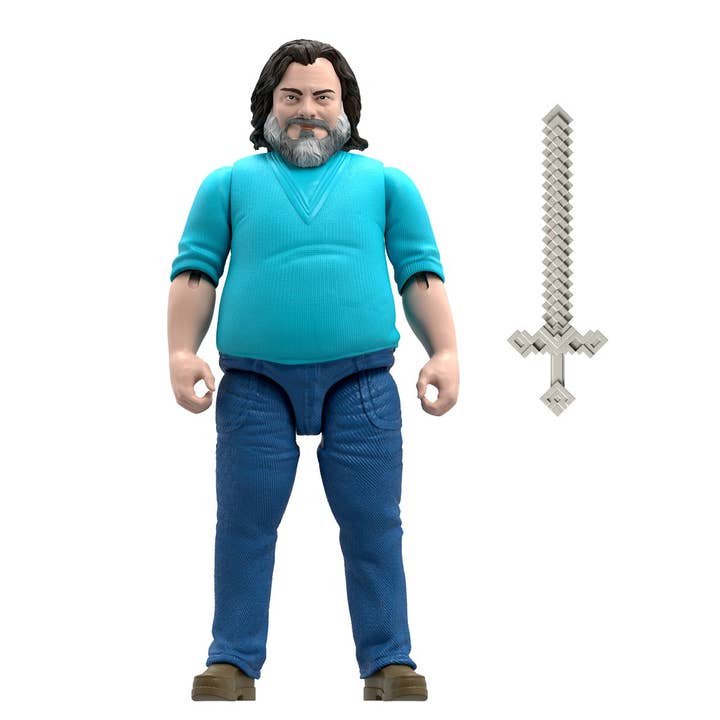 Entertainment Earth - Wholesale Figurine Toy - Kids - A Minecraft Movie Large Scale Steve Action Figure4