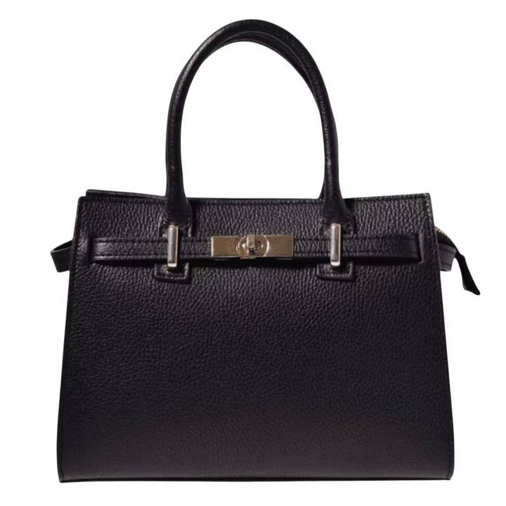 MODARNO - Wholesale Top Handle Bag - Women's - Modarno "Gina" handbag and shoulder bag in genuine leather 28x14x20cm6