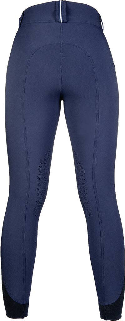 Deep Blue HKM Comfort Flo- Style Si. Knee Patch Riding Breeches for wholesale on Faire1