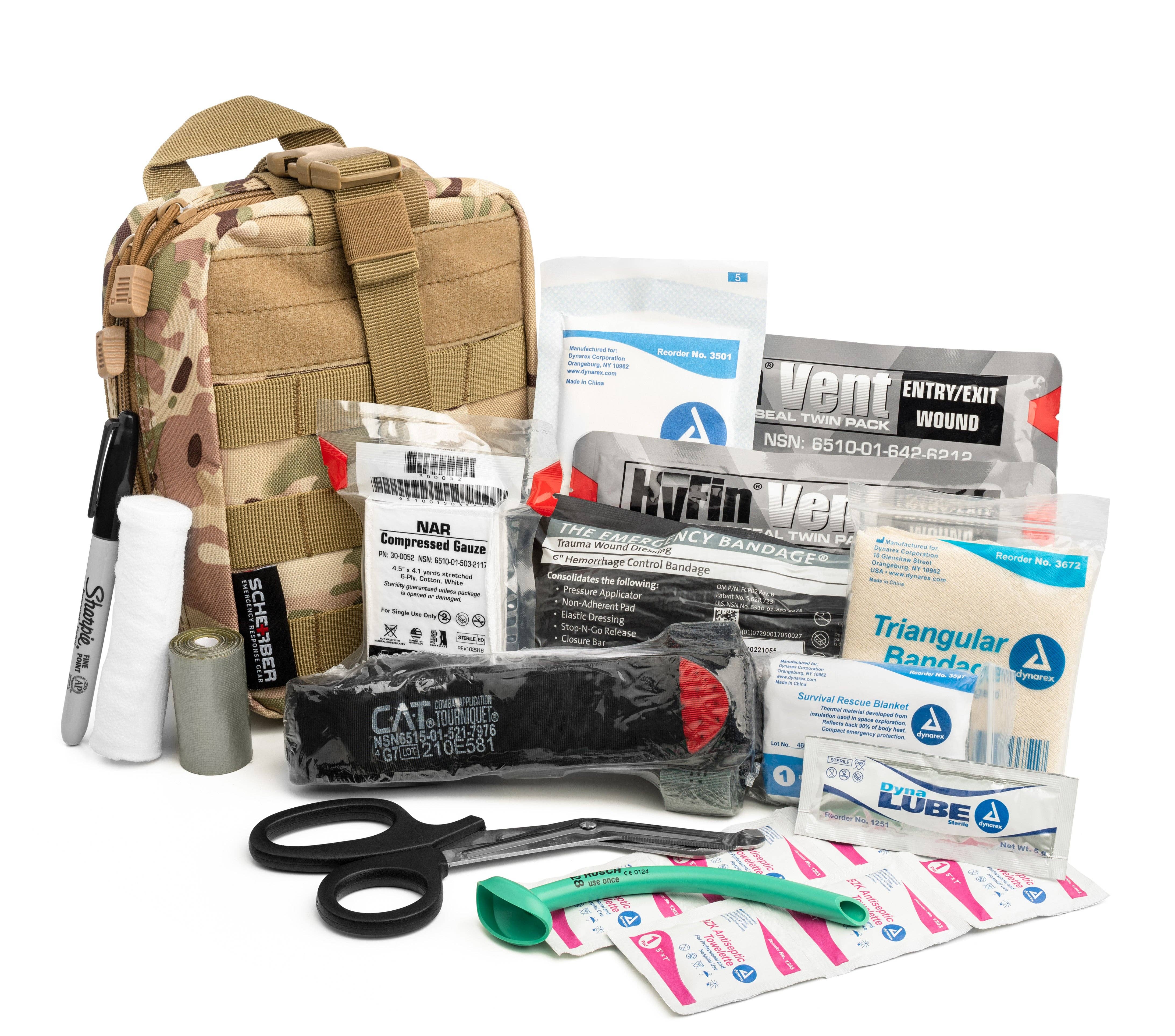 Scherber – wholesale First aid kit – Scherber Premium IFAK Kit Trauma Pack - Fully Stocked13