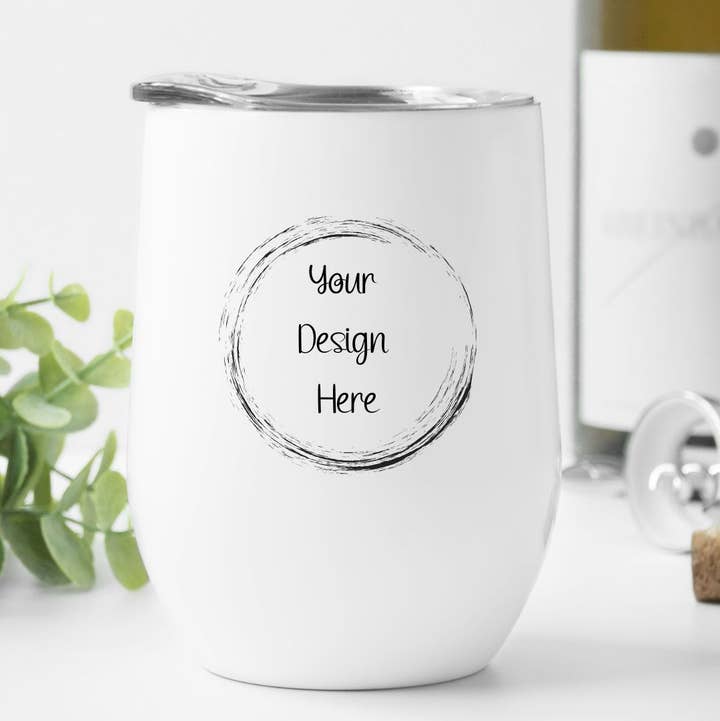 A Little Something Gift Shop - Wholesale Insulated Mug/Tumbler - 12 oz Wine Tumbler – Custom Logo / Image