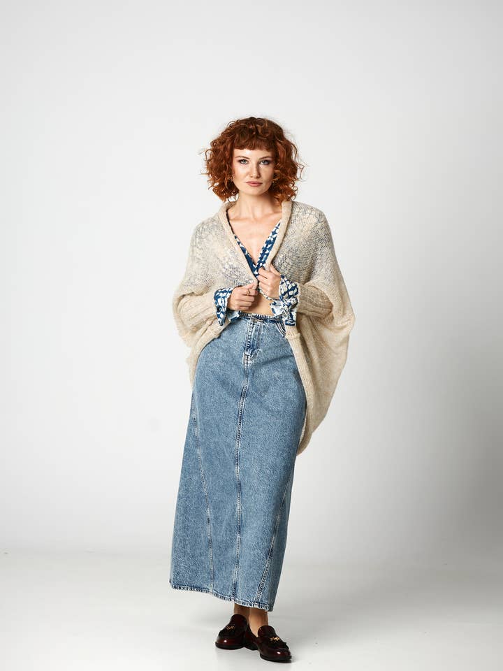 Alpaca vest Kamila - Beige voor wholesale door You by Tokarska