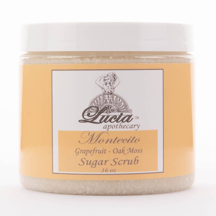 Montecito Sugar Scrub for wholesale by Lucia Apothecary, LLC