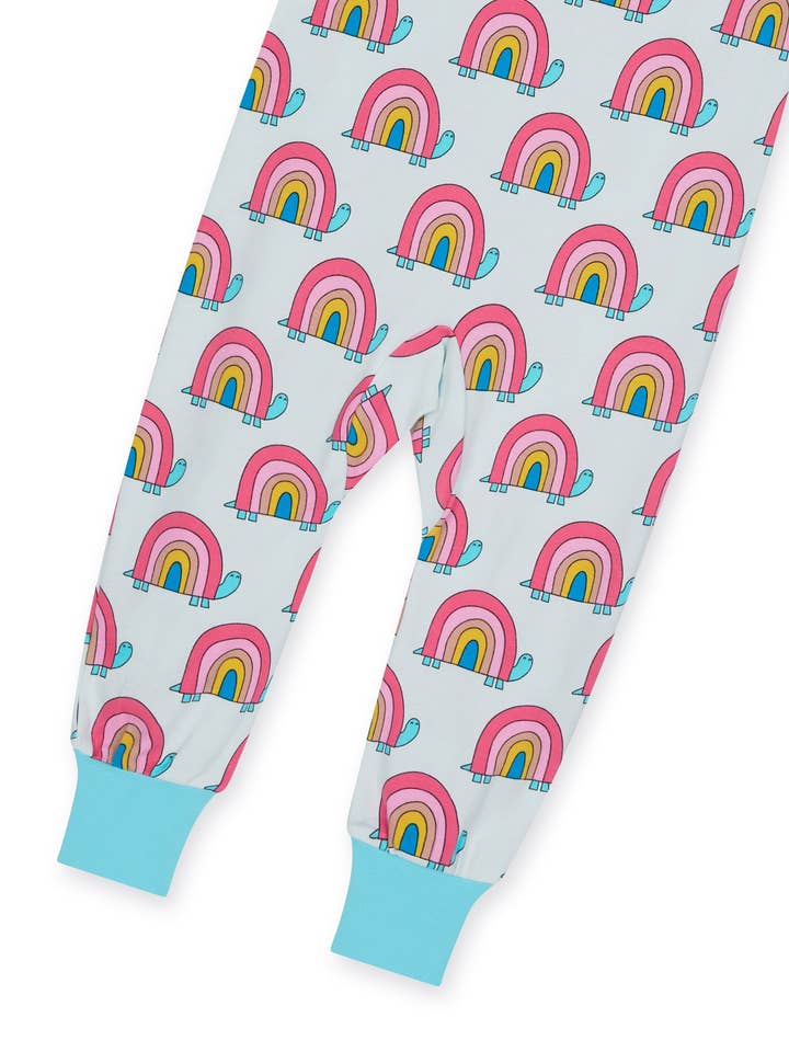 Ameelo - Vente Barboteuse – bébé - Salopette Billie en coton biologique - Tortue arc-en-ciel4