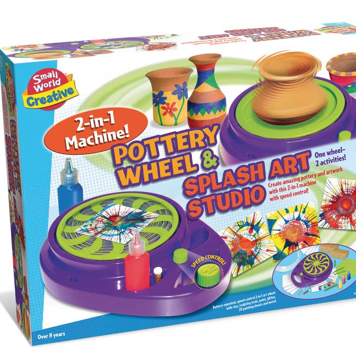 Pottery Wheel & Splash Art Studio for wholesale by Small World Toys