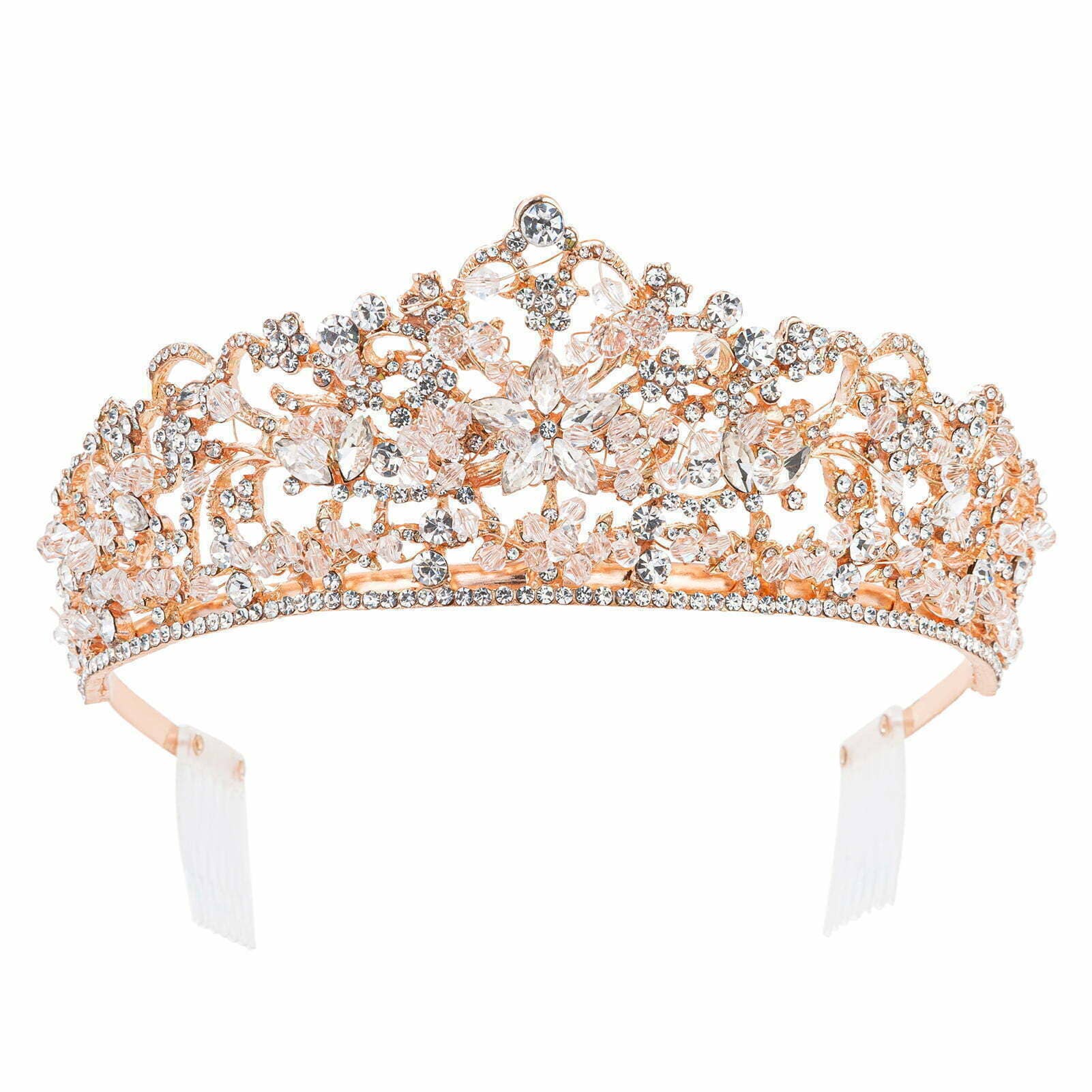 Diacly - Vente Diadème – femme - Diadème en strass coulé à la main en cristal6