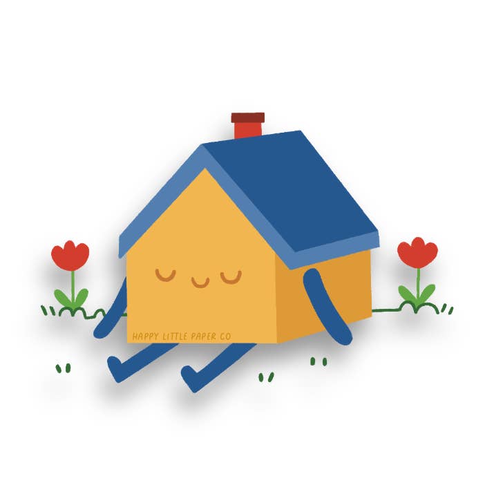 Home Body Sticker for wholesale by Happy Little Paper Co