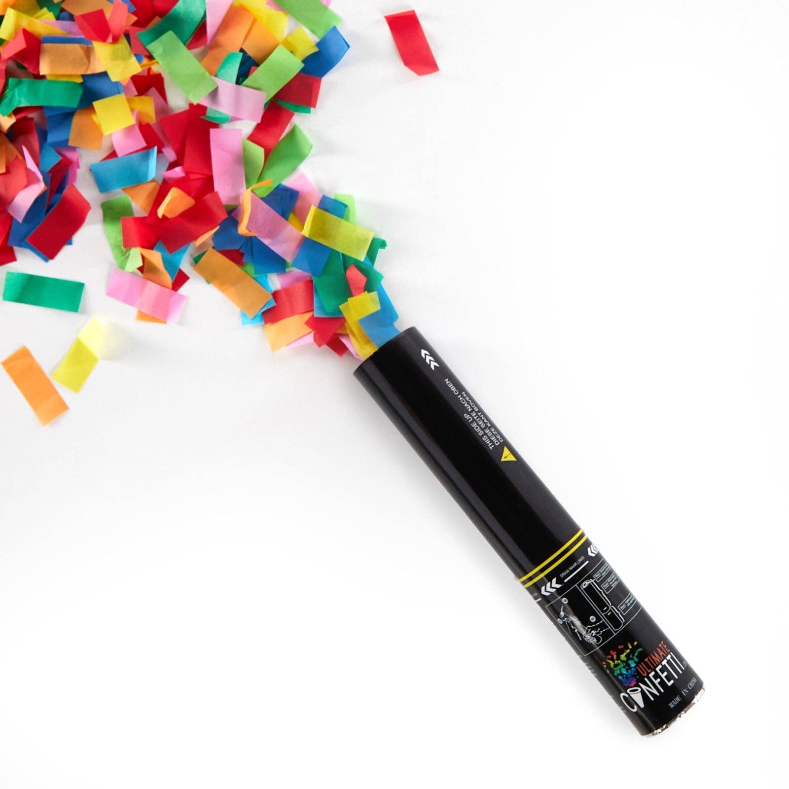 Ultimate Confetti - Wholesale Party Popper - Multicolor Tissue - Handheld Confetti POP Cannon (12")2