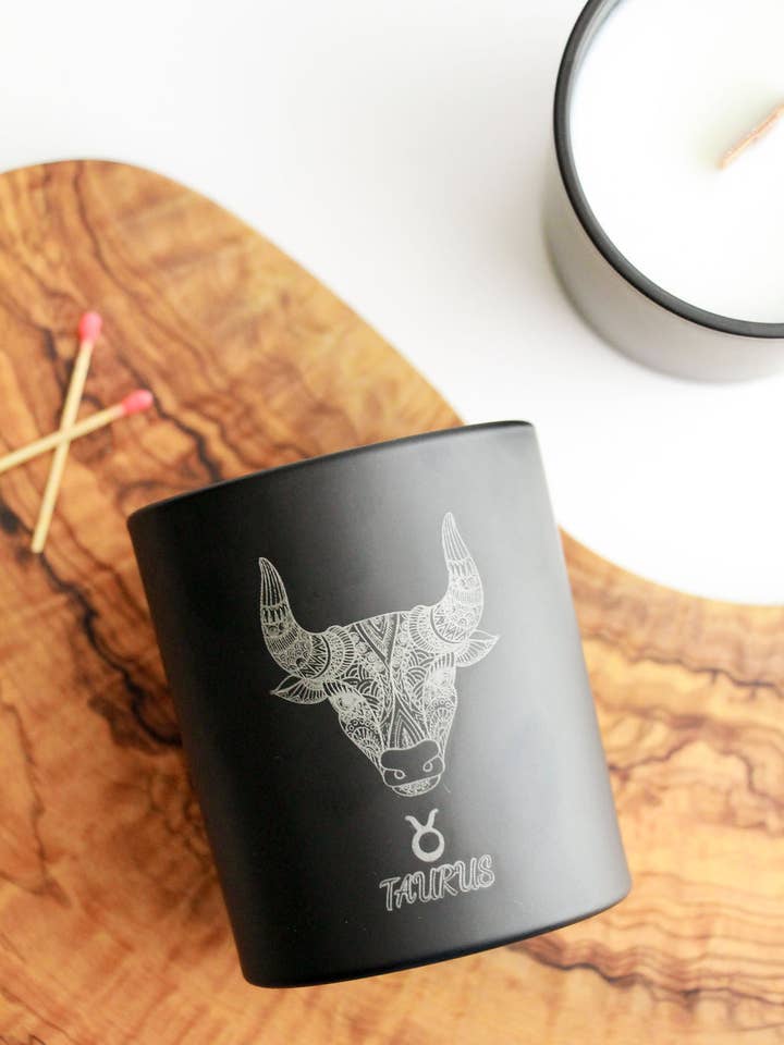 Taurus for wholesale by Engraved Candle Co.