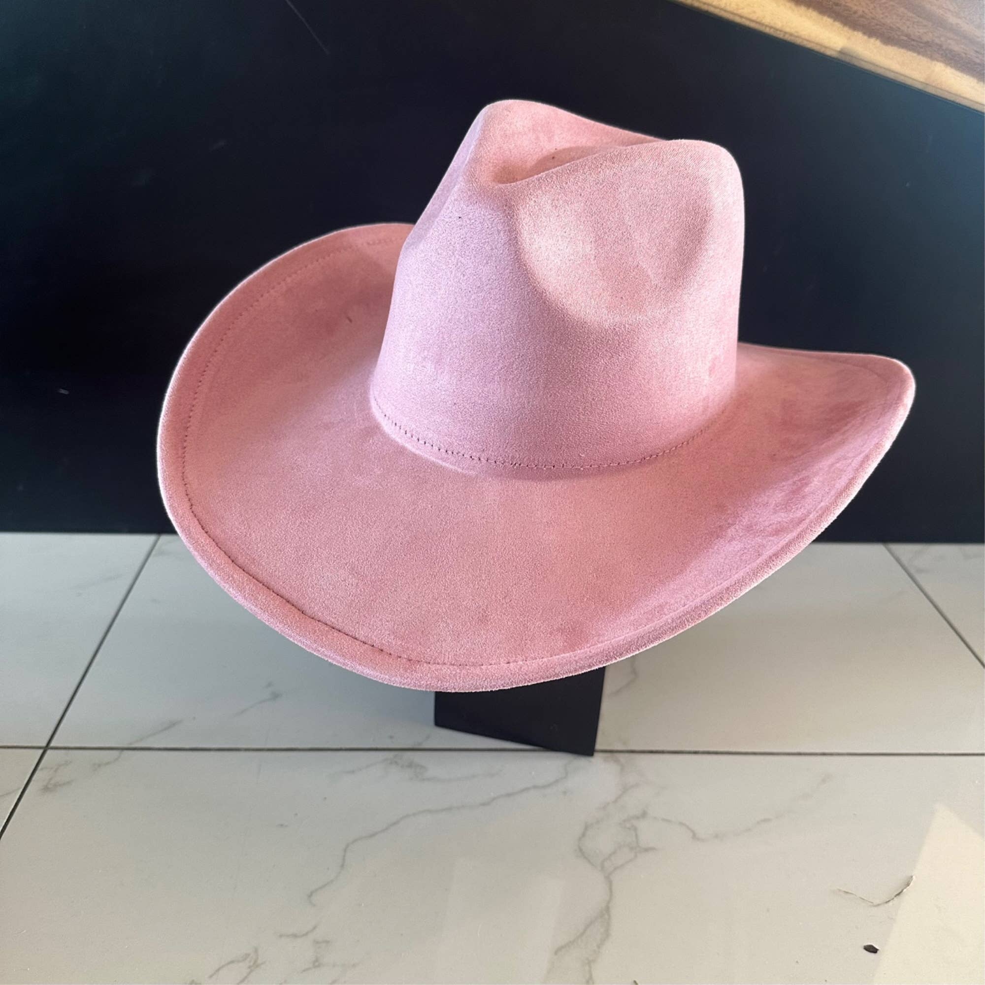 Bella Betty - Wholesale Cowboy Hat - Women's - Best seller Vegan Suede Cowboy hat stiff flat brim21
