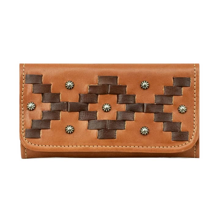 Portefeuille à trois volets Tribal Weave pour la vente par American West