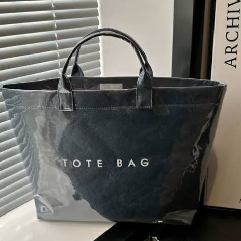 NARWEY INC - Wholesale Tote Bag - Women's - PVC Waterproof Tote Bag Durable Commuter Bag Shopping Tote10