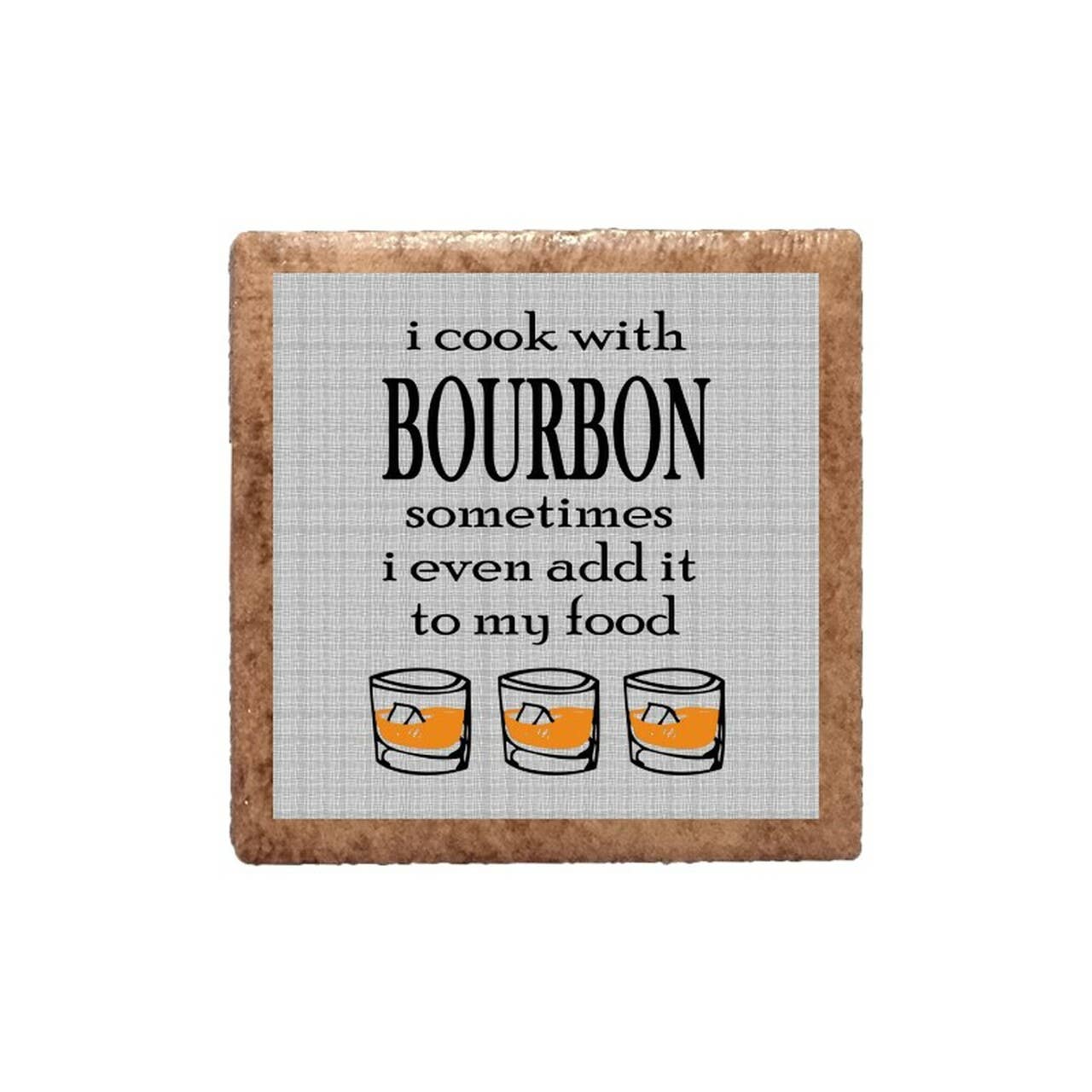 Layne Wilson – wholesale Magnet – Jag lagar mat med Bourbon Ibland Keramisk Magnet