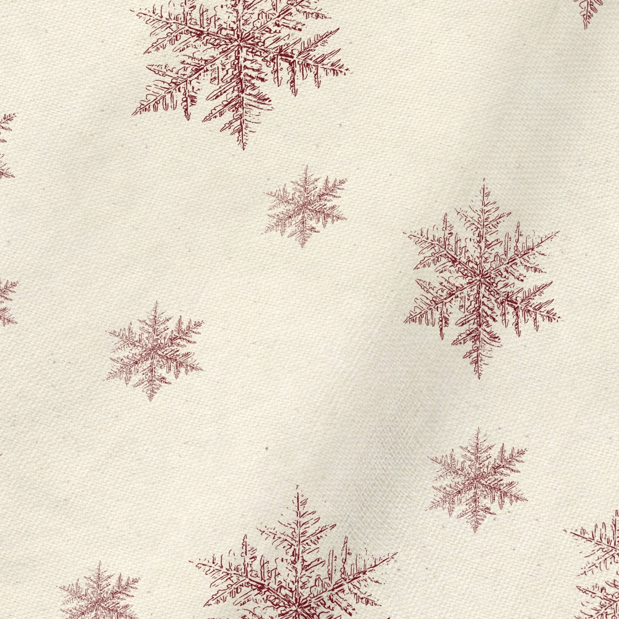 SG HOGAR - Vente Serviettes de table en tissu - Pack de 2 serviettes Red Snowflake 12253