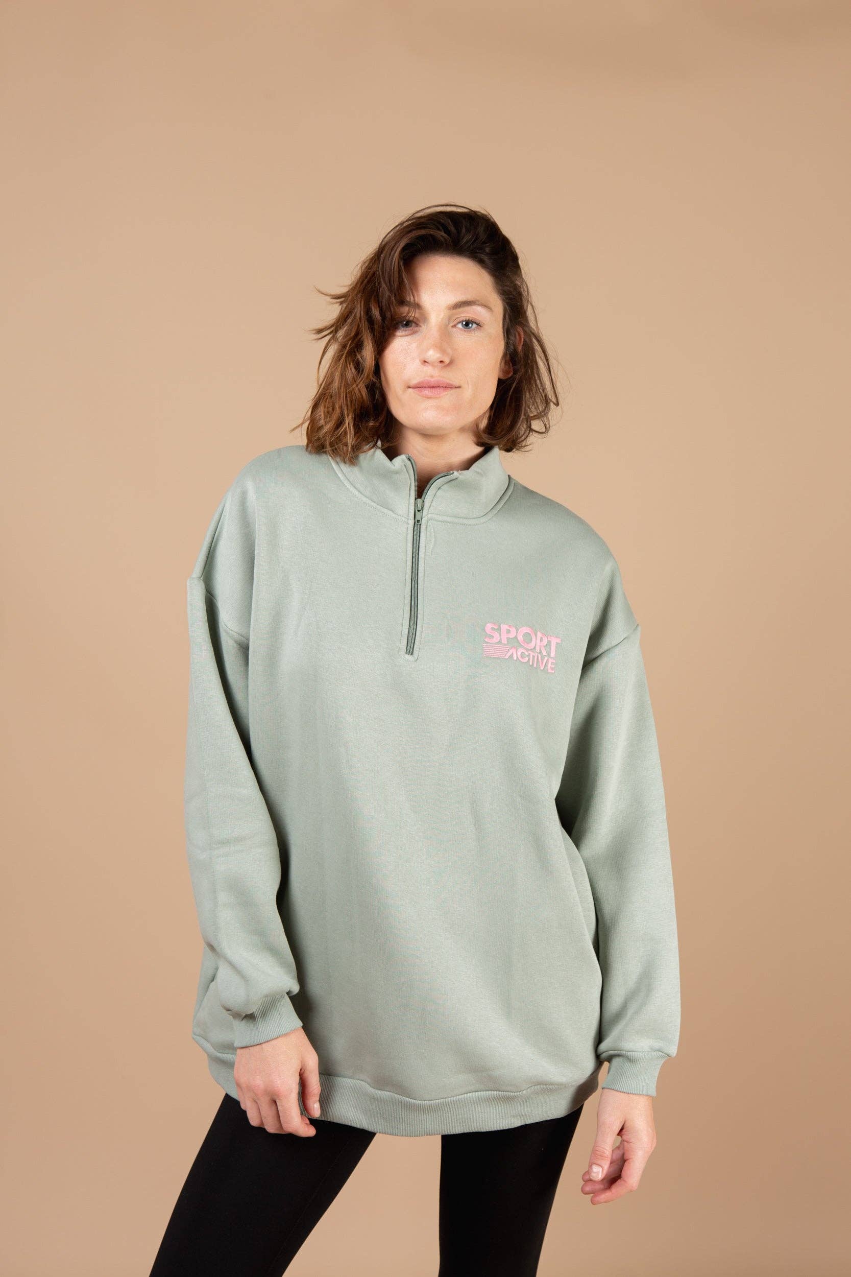 Tilley & Grace – wholesale Sweatshirt – Women's – Brooklyn Zip Sweatshirt0