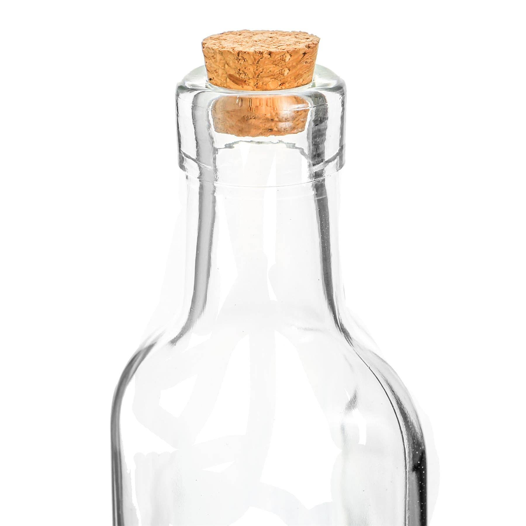 Rinkit Pty Ltd - Wholesale Oil/vinegar dispenser - Olive Oil Pourer Bottle with Cork Lid - 500ml6