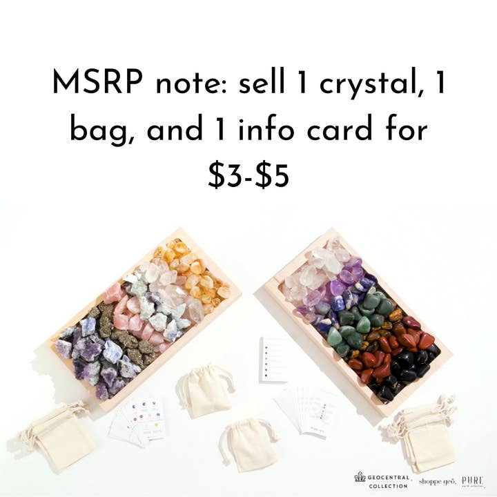 GeoCentral - Wholesale Spiritual Stone/Crystal - Chakra Crystal Starter Pack3