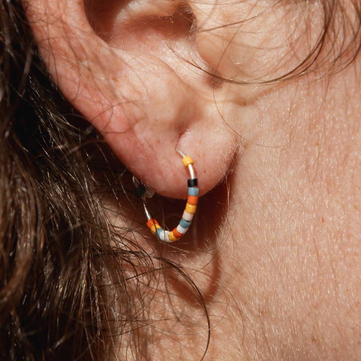 Rosa Riffstrand Perlenohrringe für den Großhandel auf Faire0