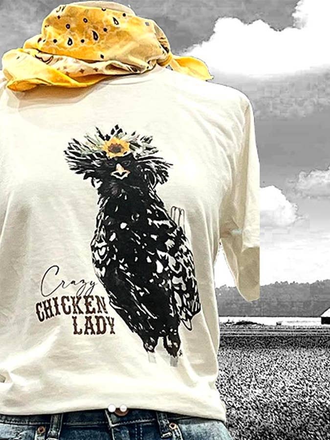 Crazy Chicken Lady - Tees for wholesale by DOLLY ESTELLE