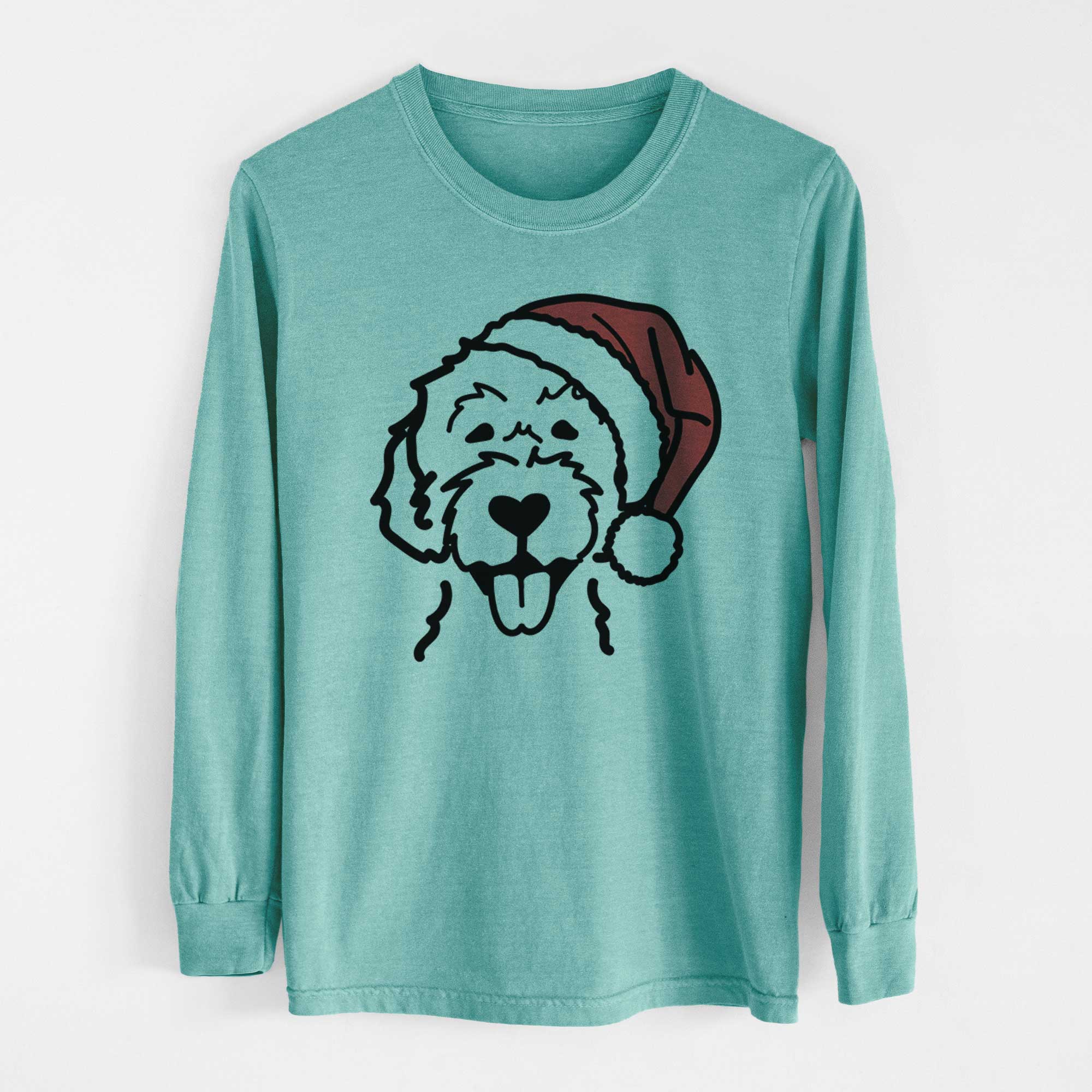 Inkopious - Wholesale Screen Printed T-Shirt - Unisex - Jolly Labradoodle - Heavyweight 100% Cotton Long Sleeve3