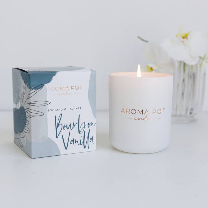 Aroma Pot Classic Candle | Bourbon Vanilla | 50+hrs for wholesale by Aroma Pot