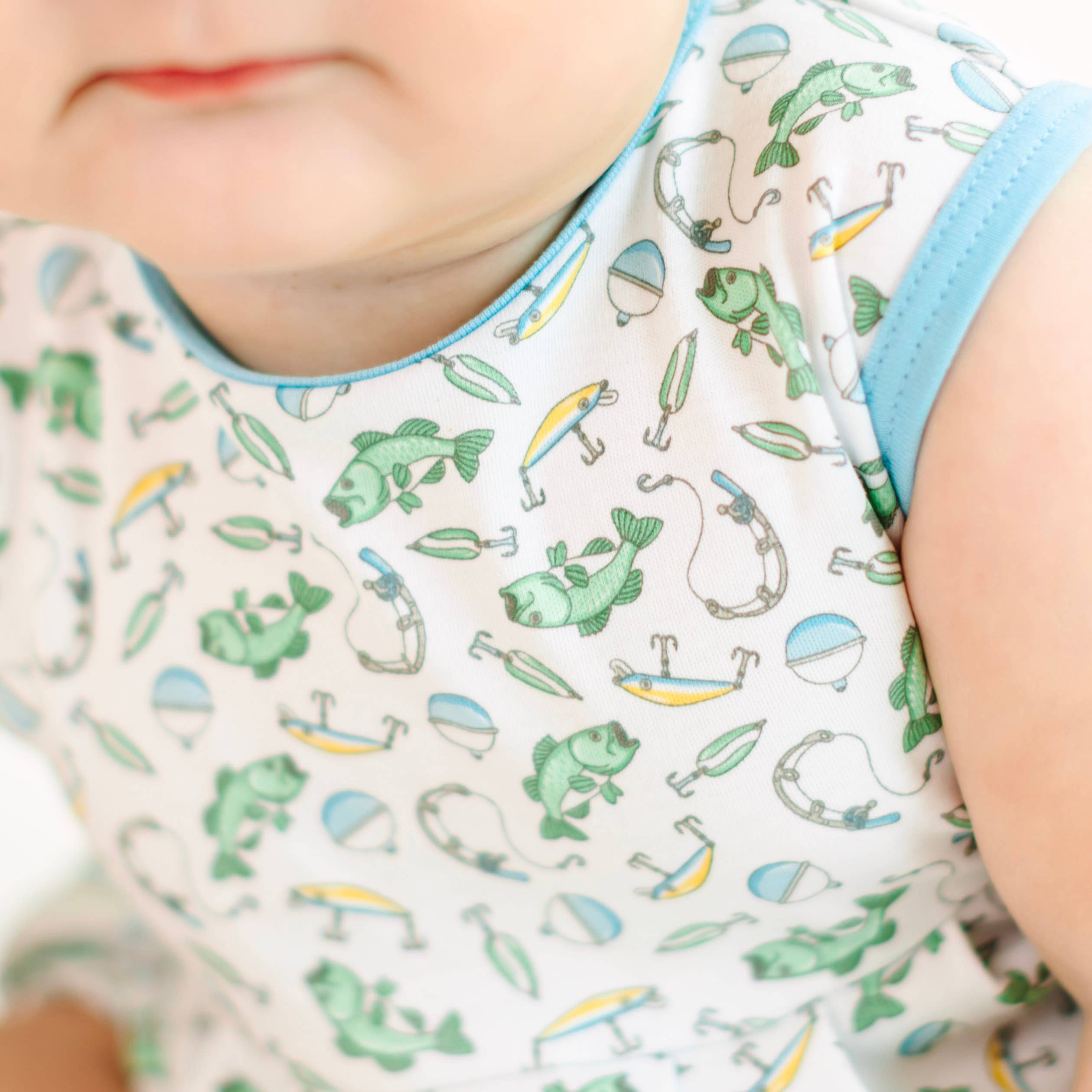 Magnolia Baby - Venta al por mayor Body sin pies - Bebés - Burbuja de impresión Hook, Line and Sinker1