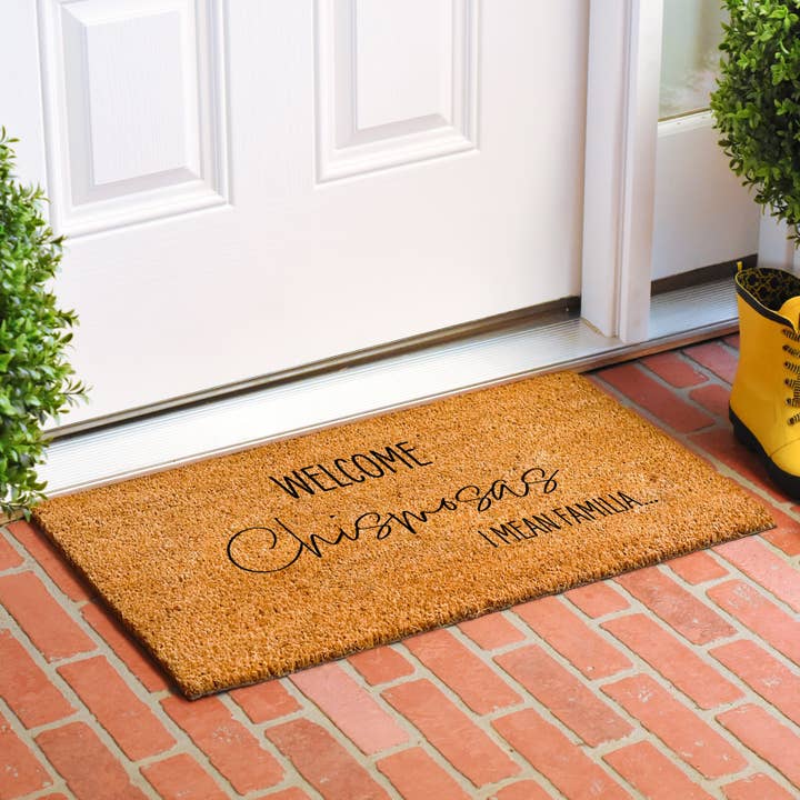 Calloway Mills - Wholesale Door Mat - Welcome Chismosas I mean Familia Spanish Doormat