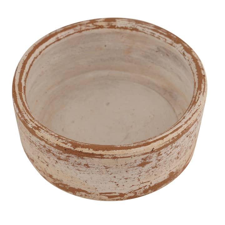 My Amigos Imports - Wholesale Candle holder - Roundsy™ Candle Ready Clay Vessel-6x2.5-3 in-3 Color Choices3