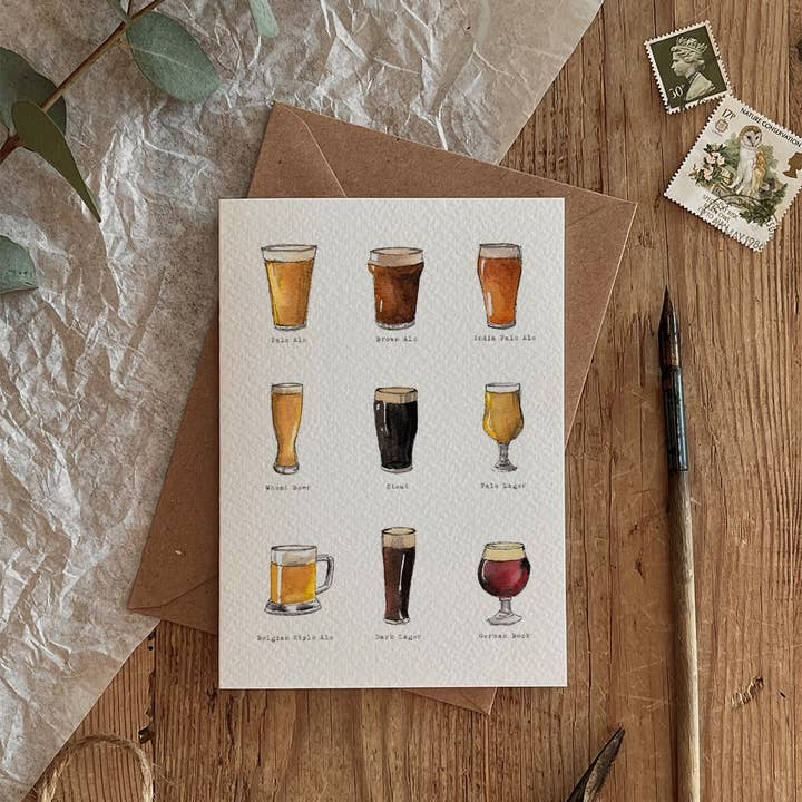 Brooke Marie - Wholesale Everyday Greeting Card - Mucky Beer Card