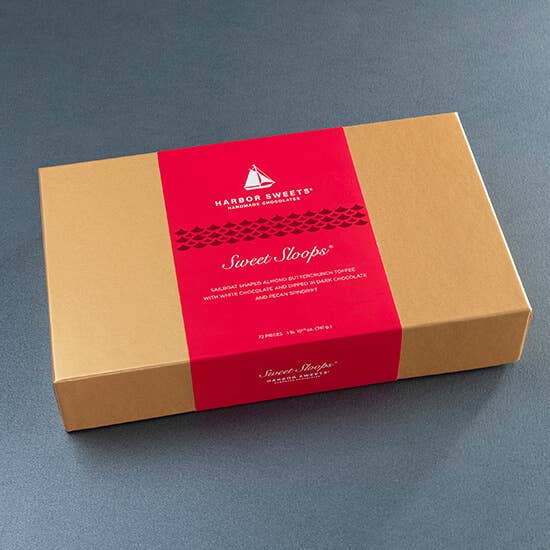 Harbor Sweets Chocolates - Wholesale Chocolate Covered Sweets - Harbor Sweets Chocolates Sweet Sloops buttercrunch 72 Pcs2