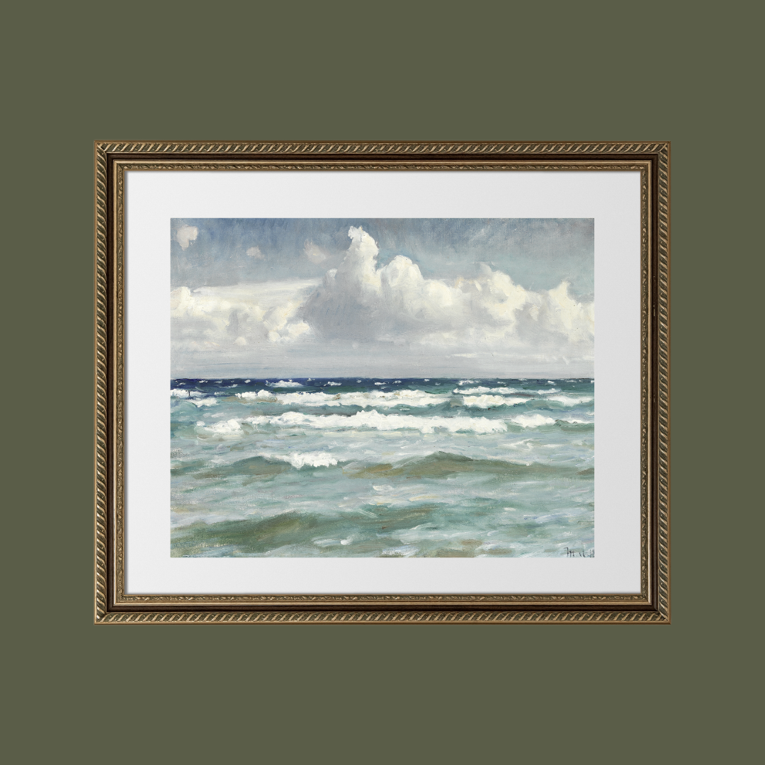 Sea to Skye - Wholesale Art Print - Waves at Sea Antique Art Print 6