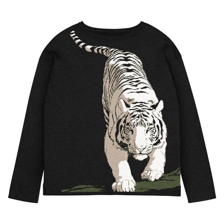 White Tiger Prowl Sweater for wholesale by Art by Tuula