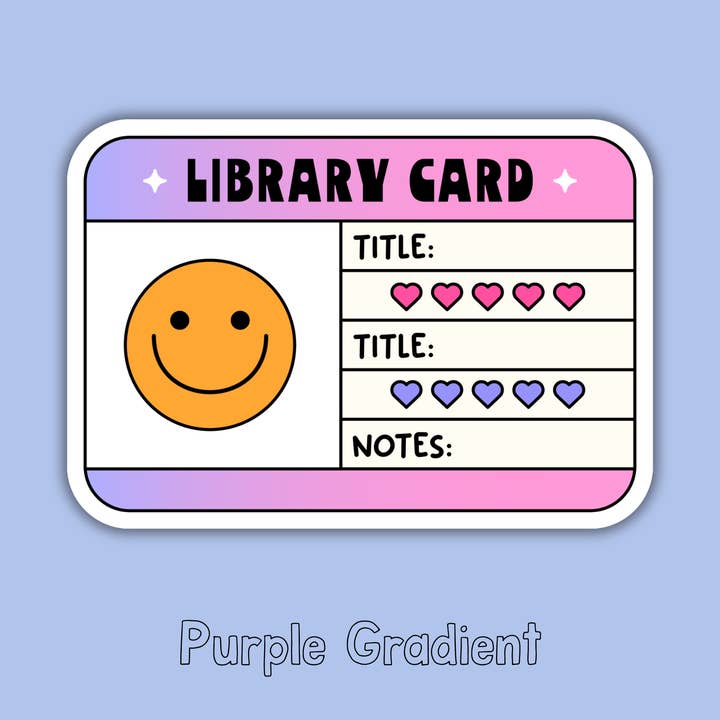 Autocolante de Cartão de Biblioteca por atacado de 256 Craft Co