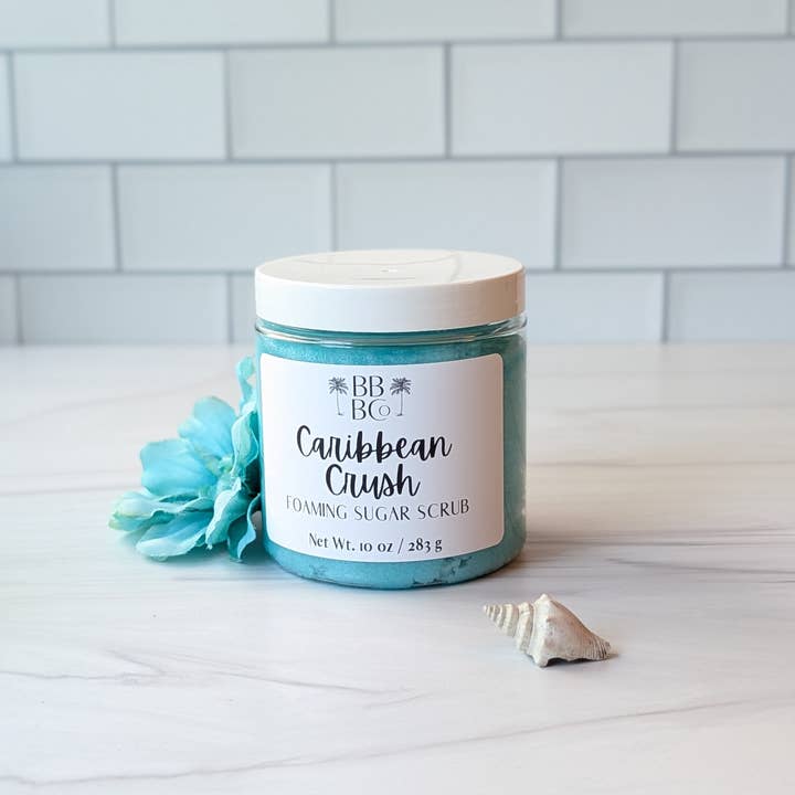 Beachy Bubbles Bath Co - Wholesale Body Scrub/Exfoliant - Caribbean Crush Foaming Sugar Scrub