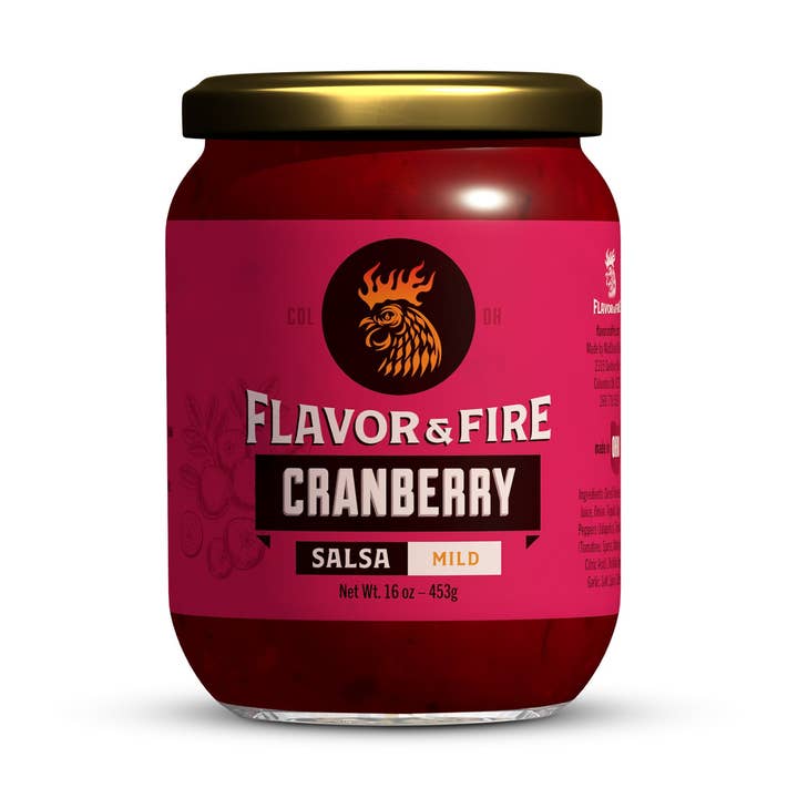 Cranberry Salsa for wholesale by Flavor & Fire - Madstone - Clamlube Brand Hot Sauce