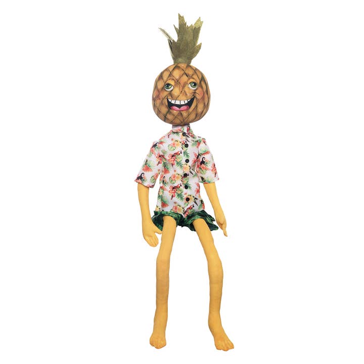 Perry Pineapple Gathered Traditions Art Doll for wholesale by C&F Home